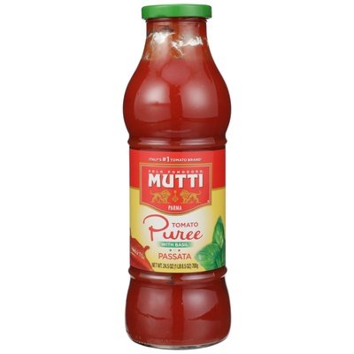 Mutti Tomato Puree with Basil 12/24.5 Z [UNFI #2024057] [ebt]