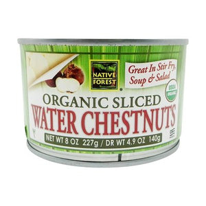 Native Forest Water Chestnuts Organic Sliced 6/8 OZ [UNFI #1796408] [ebt]