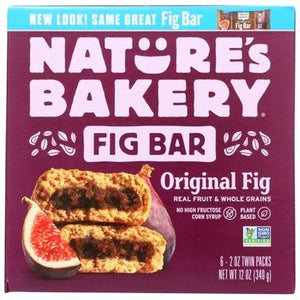 Natures Bakery Fig Bar Original Fig 6 Twin Packs 6/6/2 OZ [UNFI #2136000] [ebt]