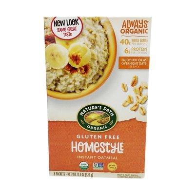 Natures Path Oatmeal Homestyle Instant 6/11.3 OZ [UNFI #1269901] [ebt]