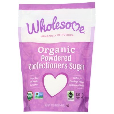 Wholesome Confectioners Sugar Organic Powdered 6/1 LB [UNFI #312678] [ebt] T