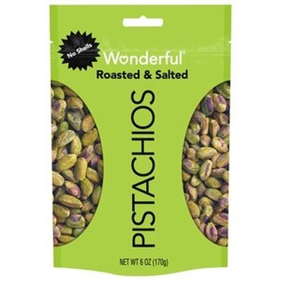 Wonderful Pistachios Pistachios Roasted and Salted 10/6 OZ [UNFI #1578715] [ebt]