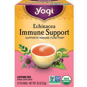 Yogi Herbal Tea Echinacea Immune Support Tea Bags 6/16 BAG [UNFI #355073] [ebt]